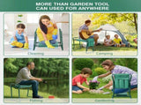 Practical Detachable Multifunctional Garden Kneeling Stool Green & Black 78881496