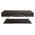 ZUN Modern Living Room Furniture 1pc Lift Top Coffee Table with Display Shelf Espresso Finish Wood B011P175369