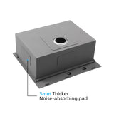 33x22x10"Drop-in Single Bowl Stainless Steel Kitchen Sink with Workstation W2898P228909