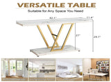 Console Table, Industrial Hallway Table for Entryway, 42 Inch Entryway Tables 31003328