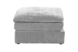 Contemporary 1pc Ottoman Modular Plush Chair Sectional Sofa Living Room Furniture Granite Morgan B011126791