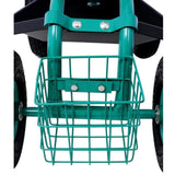 Rolling Garden Scooter Garden Cart Seat with Wheels and Tool Tray, 360 Swivel Seat,Green W46542630