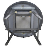 TREXM Wood Dining Table Round Extendable Dining Table for Dining Room WF299347AAE