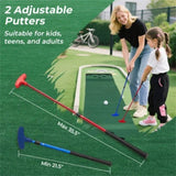 11 FT Golf Putter Game with 2 Adjustable Puters and 6 x Golf Ball 82548926