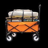 Collapsible Foldable Wagon with strapping system Beach Wagon Utility Utility Wagon Grocery W2932P210083