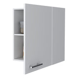 So- Hi Wall Cabinet in Melamine with One Door, White B128P237140