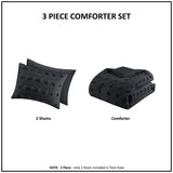 Full/Queen Clip Jacquard Comforter Set B035P203262
