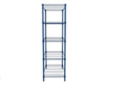 5-layer adjustable shelf Display Rack Iron household shelf with adjustable feet 29.13*13.39*59.06in 90600393