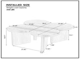 Modern Butterfly MDF Coffee Table, Used In Living Rooms, Bedrooms, Offices, With A Butterfly Shaped W876P353937