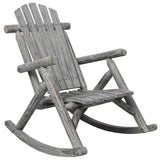 Wooden Porch Rocker Chair,Durable Wooden Porch Rocker Chair,Fir log Rocking Chair,Patio Rockers for W465P255396