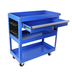 ZUN Rolling Tool Cart, Premium 1-Drawer Utility Cart, Heavy Duty Industrial Storage Organizer Mechanic W1239132624