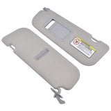 Pair Sun Visor Left and Right Gray Fit for Hyundai Elantra MD 2011-2015 852103X000TX 852203X000 22099603