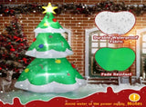 6.9 FT Lighted Christmas Inflatable Decoration, Inflatable Christmas Tree, Blow Up Yard Decorations 56140561