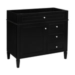 ZUN 36'' Bathroom Vanity without Top Sink, Modern Bathroom Storage Cabinet with 2 Drawers and a Tip-out N710P186084B