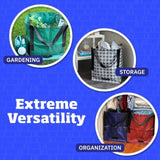 Heavy Duty Storage Tote Bag 22-Gallon Rugged Woven Polypropylene Moving Bag W2181P193828