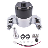 Chrome High Flow Electric Water Pump Fits for SBC Small Block Chevy 283 327 350 400 V8 8010C 64425819