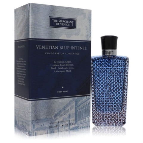 Venetian Blue Intense by The Merchant Of Venice Eau De Parfum Spray Concentree 3.4 oz for Men FX-565435