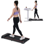 ZUN NEW Walking Pad Under Desk Treadmill for Home Office -2.5HP Walking Treadmill With Incline 0.5-4MPH MS312895AAB