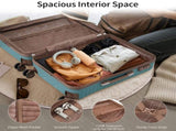 4 Piece Luggage Set Suitcase Set, ABS Hard Shell Lightweight Expandable Travel Luggage with 4 57515358