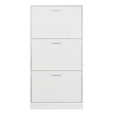 ZUN Shoe cabinet, with 3 upside down drawers, modern design, slender hidden shoe cabinet, can be placed W679P154754