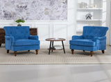 Accent Chair With Comfy Chenille Club Fabric,Comfy Upholstered Living Room Arm Chair,Springs W3042P390762