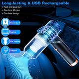 120W 9000PA Cordless Handheld Vacuum Cleaner w/ Searchlight Portable Rechargeable Car Auto Home 05372127