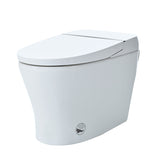 Heated Seat Smart Toilet without Bidet, Upmarket Compact Dual Flush Toilet 1/1.28 GPF, Tank less WF314230AAA