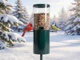 Standing Bird Feeder Squirrel-Proof, 4 Feeding Ports with Perches Heavy-Duty Metal & PC Construction 05174966