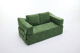 ZUN Modern Minimalist Sofa, Fold-Out Sofa Bed, Convertible Chair Floor Couch & Sleeping Mattress for W1829P192398