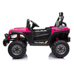 ZUN BBH-016 Dual Drive 12V 4.5A.h with 2.4G Remote Control off-road Vehicle Rose Red 13861835