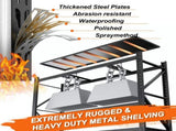 Heavy Duty Garage Shelving Units 70.1"H"71"W 24"D, 4-Tier Steel Adjustable Metal Storage 84174731