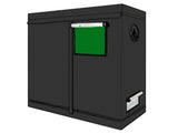 LY-120*60*150cm Home Use Dismountable Hydroponic Plant Growing Tent with Window Green & Black 51114120