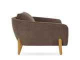 Accent chair reading chair comfy upholstered armchair modern chair with back pillow single sofa for W2308P462647