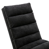 ZUN Linen Chaise Lounge Indoor Chair, Modern Long Lounger for Office or Living Room 66247605