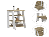 Nashua 4-Shelf Linen Cabinet Light Oak and White B06280362
