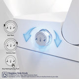 ZUN Luxury Smart Toilet Bidet Built In, Bidet Toilet Heated Seat, Elongated Japanese Toilet 52919809