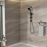 Multi Function Dual Shower Head - Shower System with 4.7" Rain Showerhead, 8-Function Hand Shower, W124362274