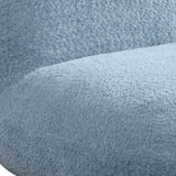 Weston 21.5"W Blue Chenille Deer-Shaped Kids Chair B061P236765
