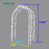 Metal Garden Assemble Freely with 8 Styles Garden Arbor Trellis Climbing Plants Support Rose W158681140