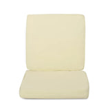 CAROLINA CLUB CHAIR & LOVESEAT CUSHION SET, CREAM, N775P270159C