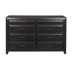 ZUN Modern Style 8-Drawers Dresser 1pc Espresso Finish Wooden Bedroom Furniture Home B011P222851