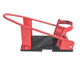 Adjustable Heavy Q235 Steel Motorcycle Wheel Chock Red 13111405