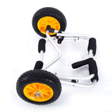 1.5MM Bend Aluminum Alloy Canoeing Trailer Cart Silver 64586546