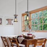 Vintage Rustic Pendant Light Metal Cage Pendants with Adjustable Length Farmhouse Caged Hanging 76771443