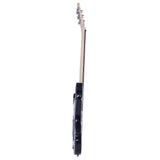 Novice Flame Shaped Electric Guitar HSH Pickup Bag Strap Paddle Rocker Cable Wrench Tool Black 19643396