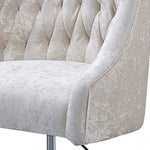 ZUN Vintage Cream and Gold Tufted Back Office Chair B062P182759