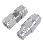 ZUN 3/4'' NPT 5/8'' Body High Flow Hydraulics Flat Face Quick Connect Coupler Set 15871375