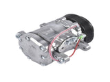 A/C Compressor with 6-Groove Pulley Replacement for Sanden SD7 Style Serpentine Belt Mini HC5005C 83040301