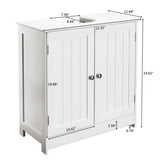 Storage Furniture Bathroom Sink Cabinet White 90834311