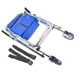 Foldable Lightweight EMS Stair Chair with Brake, Medical Emergency Evacuation Lifting Climbing 70169544